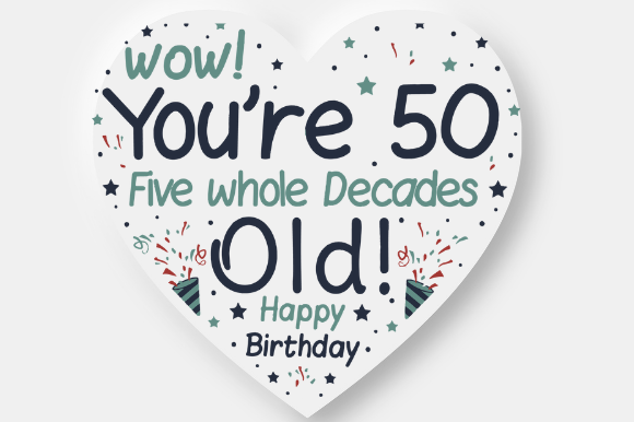 Reviewing 50th Birthday Graphics for Embroidery Success