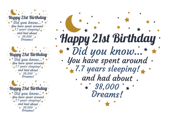 Reviewing the 21st Birthday Card Design for Embroidery
