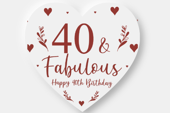 Reviewing the 40th Birthday Gift 40 Design for Embroidery