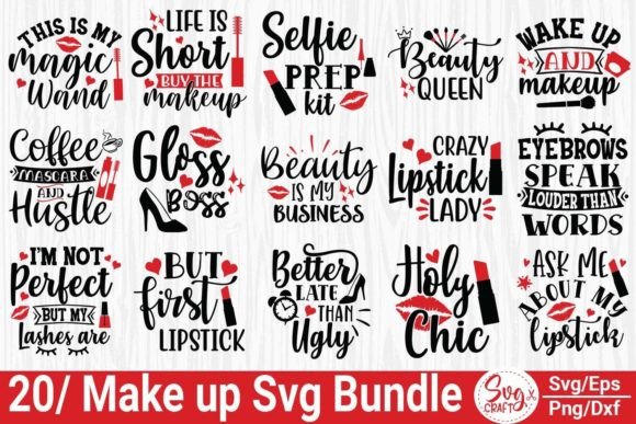 Reviewing the Makeup SVG Bundle for Embroidery Projects