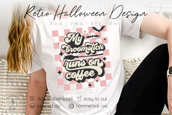 Reviewing the Witch Coffee SVG for Retro Halloween Embroidery